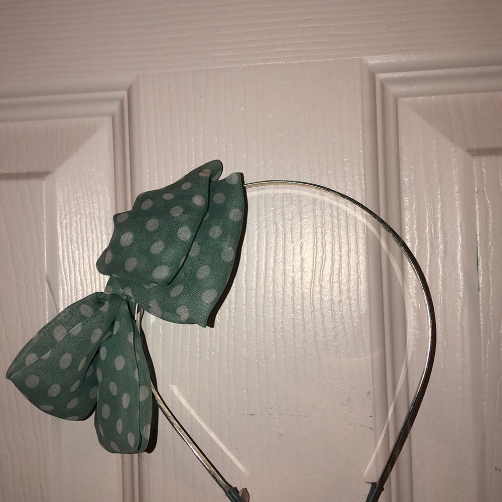 Blue Bow Headband